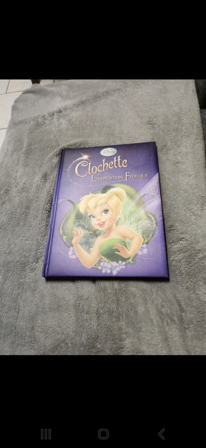 Livre Disney cinéma clochette