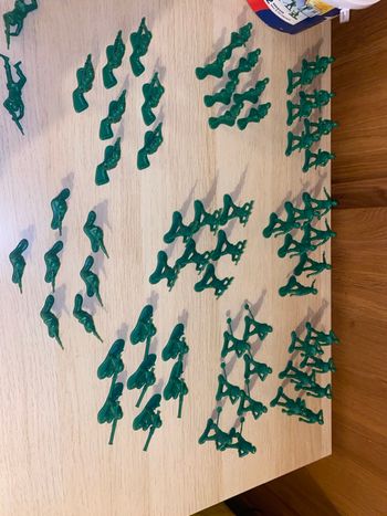 Seau soldats militaires verts toy story collection signature certificat disney pixar