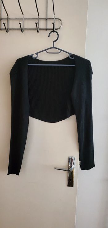 Cardigan cour manche longue noir TM 38 neuf shein