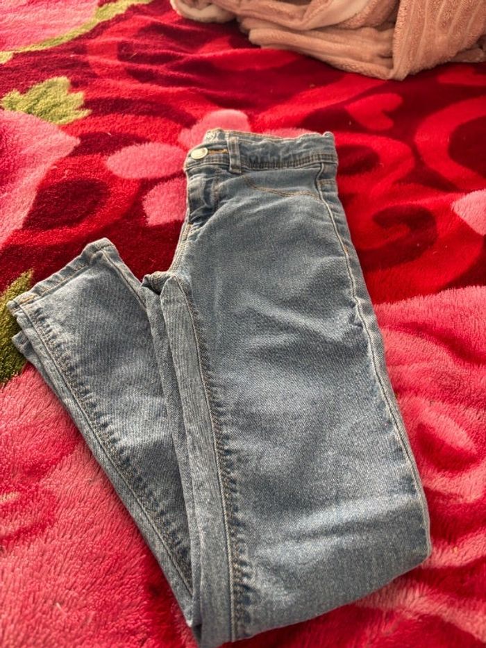 Jeans clair skinny fille
