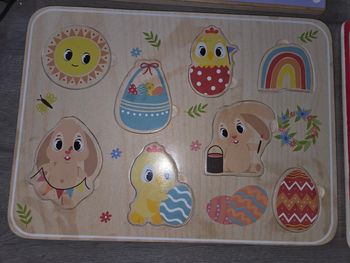 Puzzle en bois paque