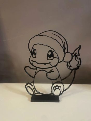 Pikachu Noël - décoration avec son support