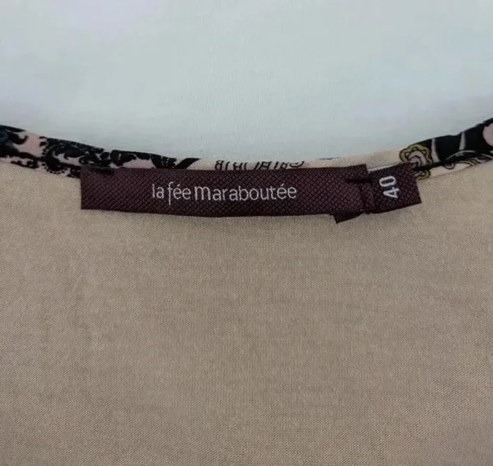 Robe manches 3/4 - La Fée Maraboutée - taille 40 - photo numéro 5