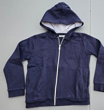 Veste Pull zippé à capuche 8 ans fille gemo