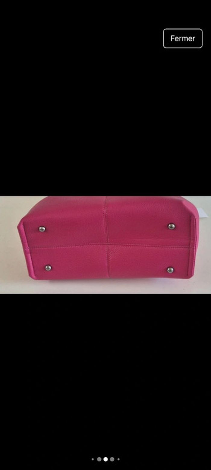 Sac à main fushia 30x20x15 cm neuf - photo numéro 7