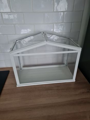 Mini-serre Ikea blanche 