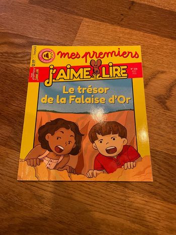 Livre Mes premiers J’aime lire Le trésor de la falaise d’or