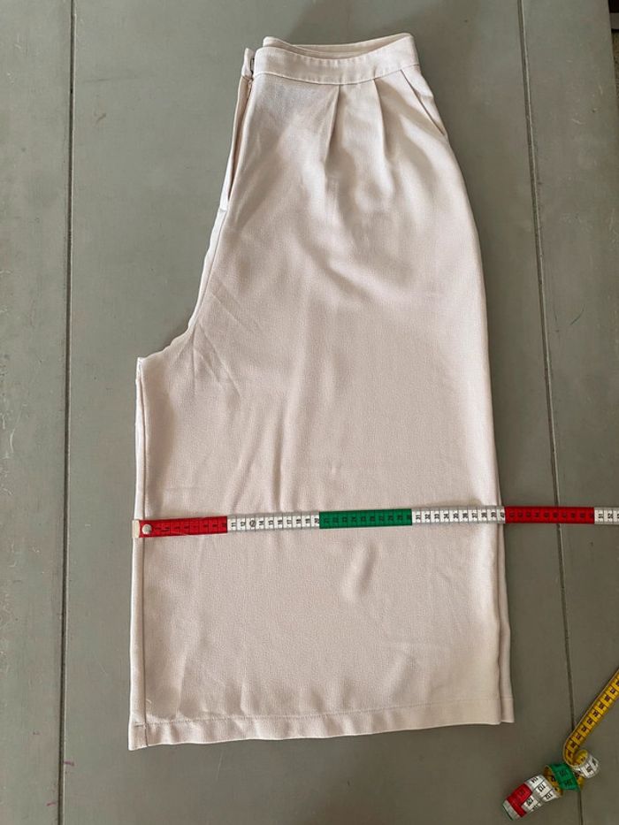 Pantalon jambe large crème Atmosphere taille 40 - photo numéro 18