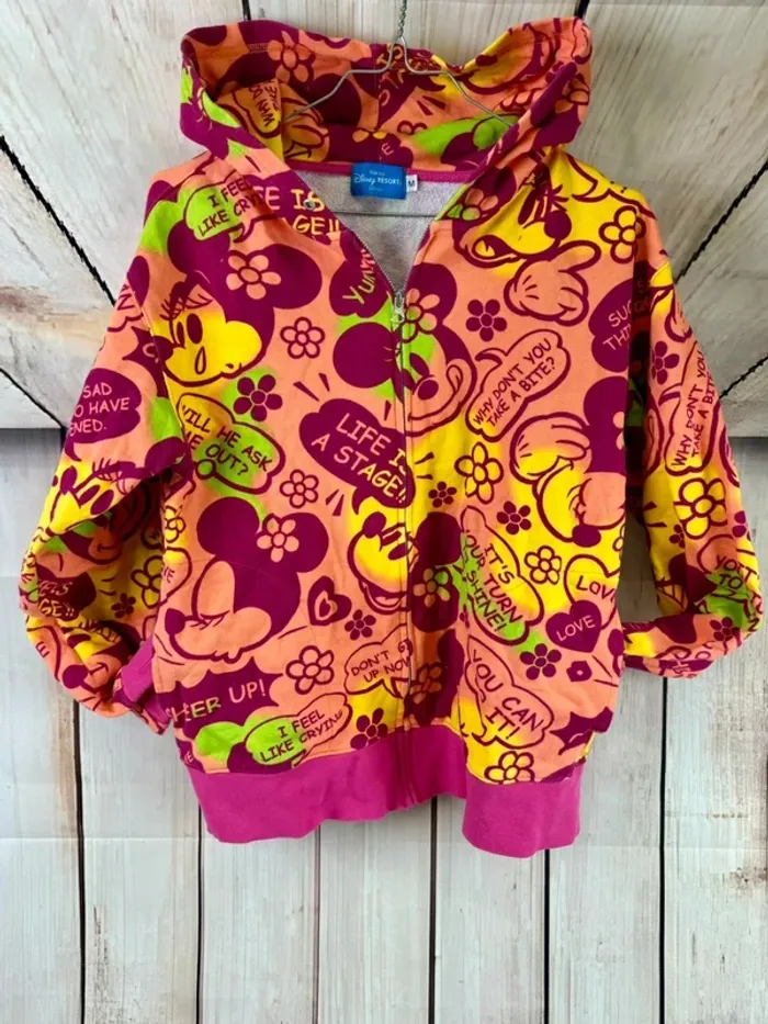 Gilet veste Sweat à zip et capuche Disney Tokyo Disneyland import Japon - photo numéro 2
