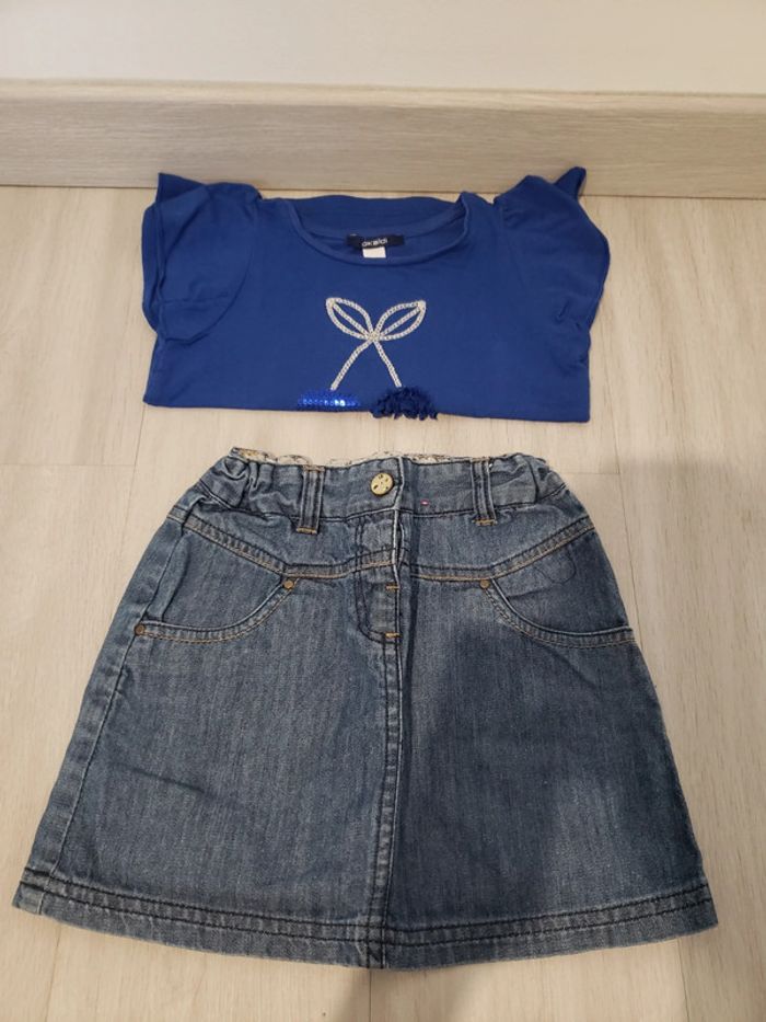 Ensemble fille 4 ans okaïdi/kidkanai été