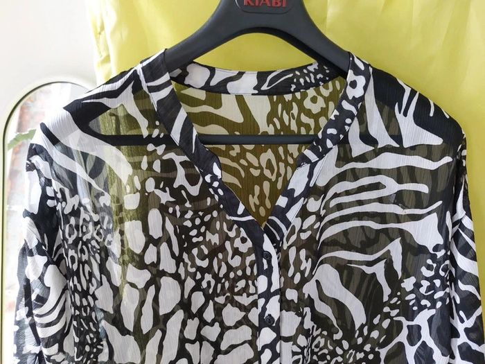 Blouse motif animal+caraco C&A T40 - photo numéro 2