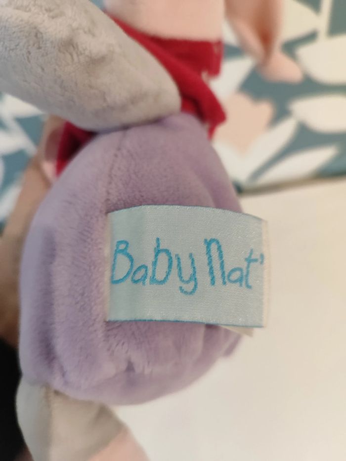 Doudou ourson phosphorescent la lune et l'étoile baby nat - photo numéro 4