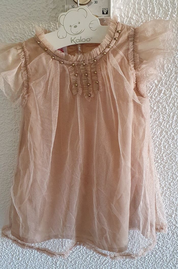 Ensemble robe et cape de fête 6/12 mois - photo numéro 8