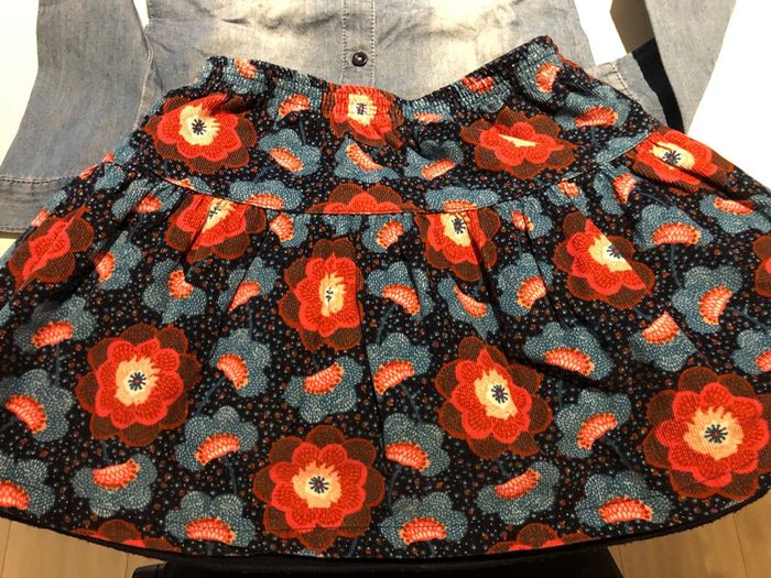 Lot jupe et chemise en jean - photo numéro 3