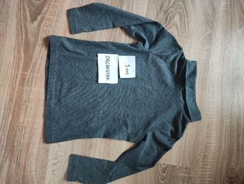 T-shirt manches longues col roulé