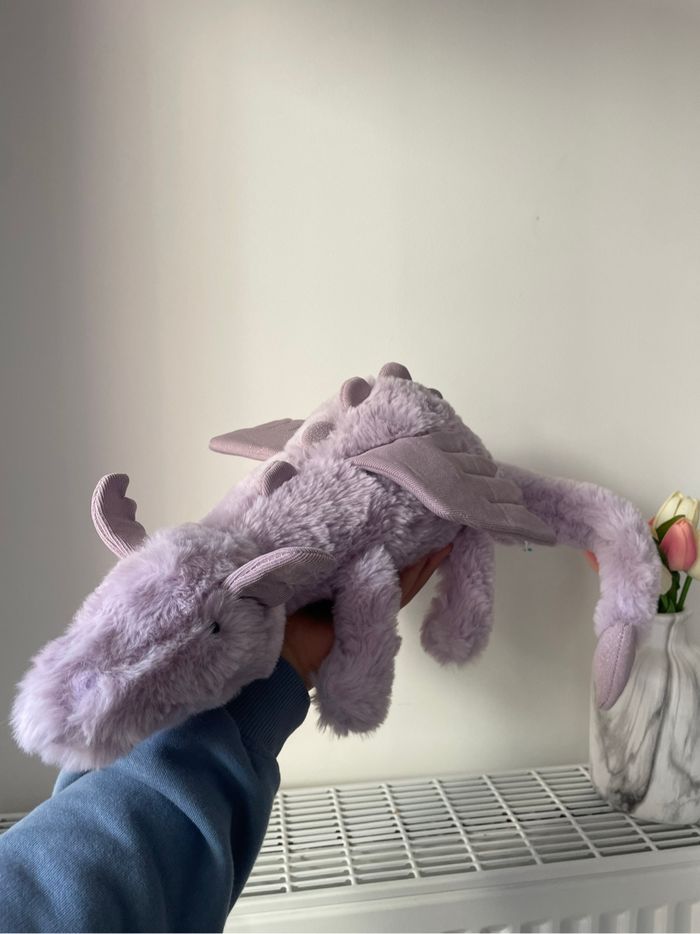 Peluche Jellycat Lavander Large Dragon 🐉 - photo numéro 8