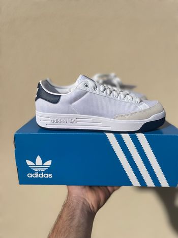 Adidas Rod Laver White Navy T 40