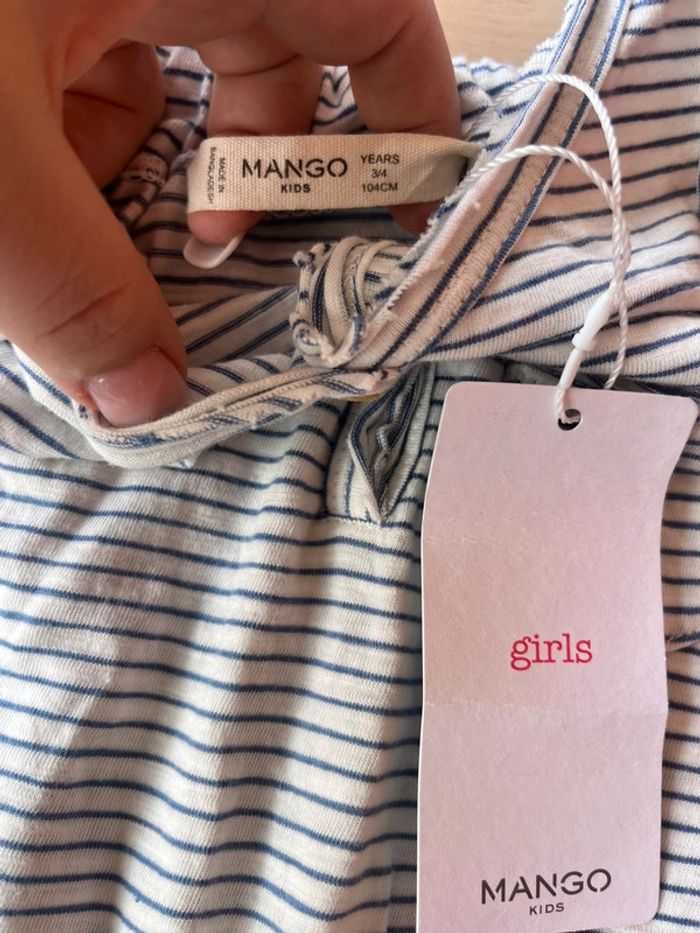 Combishort en coton mango 4 ans - photo numéro 3
