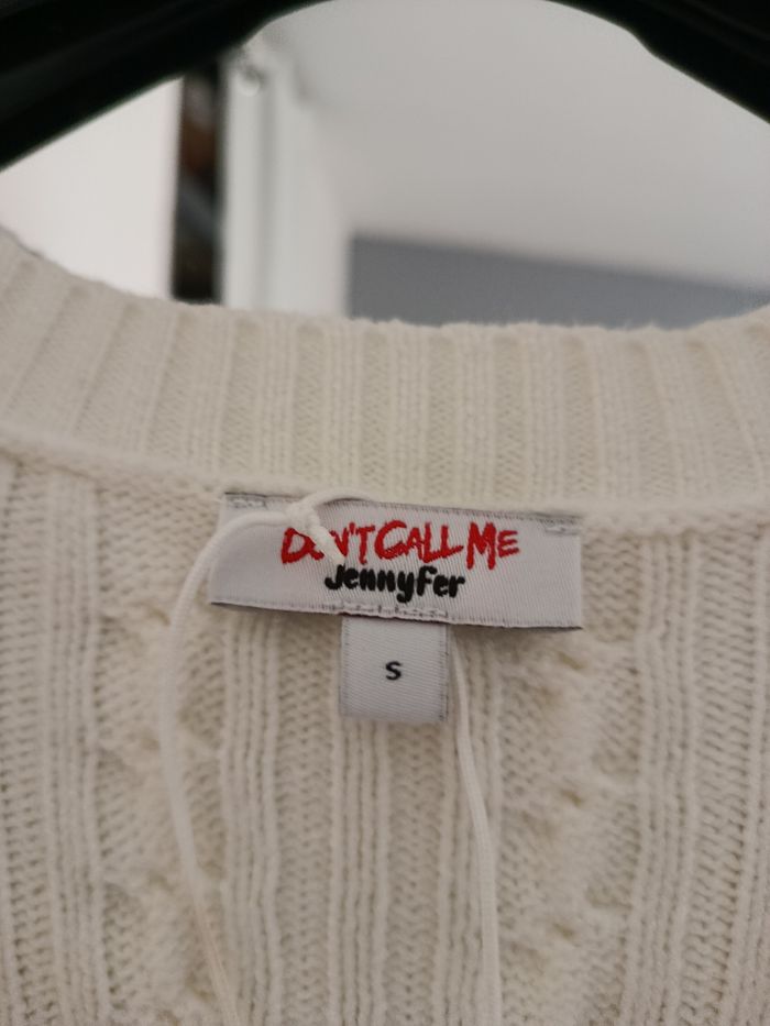 Robe pull blanche - Jennyfer - Taille S - photo numéro 3
