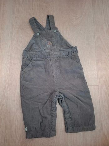 Salopette velours Obaïbi 6 mois