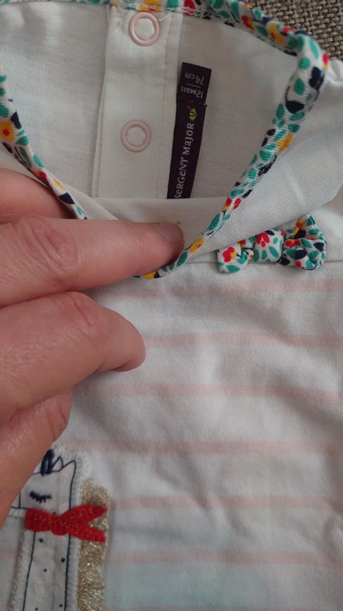 Tee shirt girafe Sergent Major - photo numéro 3