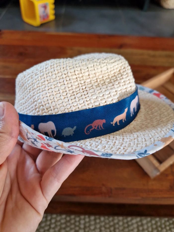 Chapeau en raphia tissé Tape à l’oeil - photo numéro 4