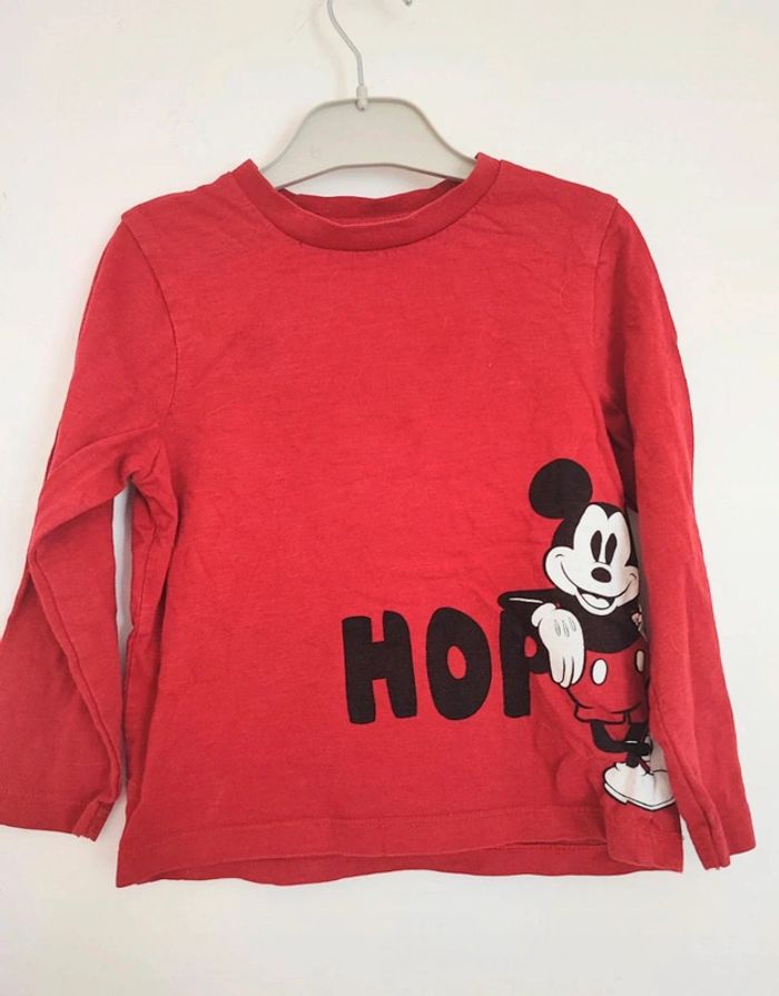 Haut manches longues Mickey 4 ans - dressing trié par tailles
