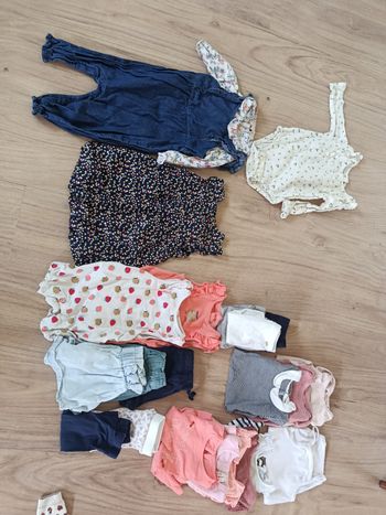 Lot printemps été fille 6 ,mois