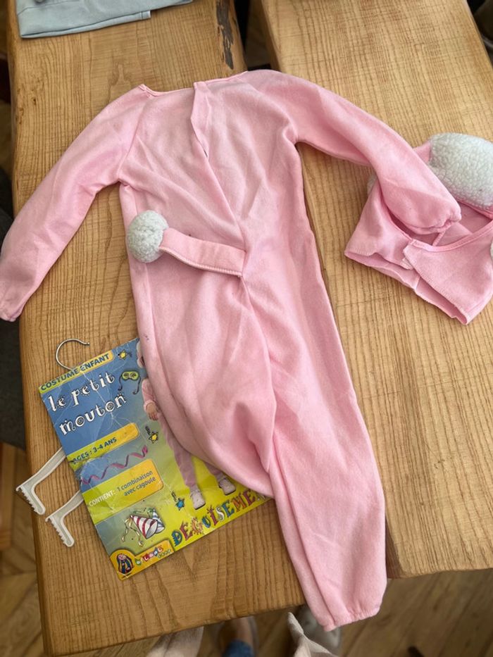 Ensemble déguisement costume rose mouton fille 3-4 ans 3 4 - photo numéro 2