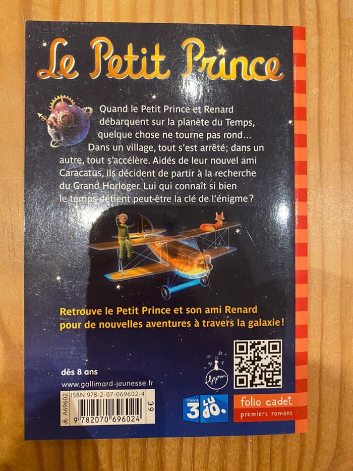 Livre le petit prince la planète du temps - photo numéro 2
