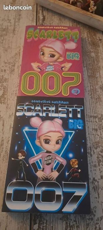 Lot 2 livres  Grand Format Scarlett 007 tome 1 & 2 neuf