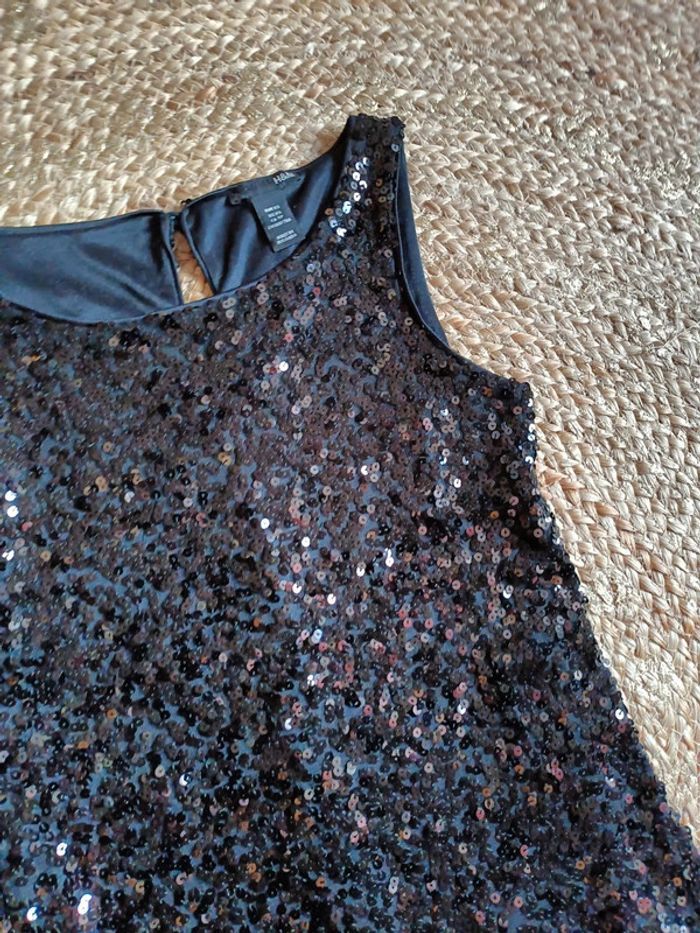 Jolie robe sequin xs h&m