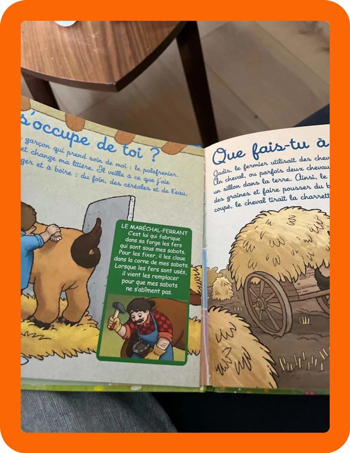 Livre pour enfants sur les animaux de la ferme altaya le cheval - photo numéro 4