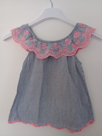 Blouse fille manches courtes 8 ans Gemo