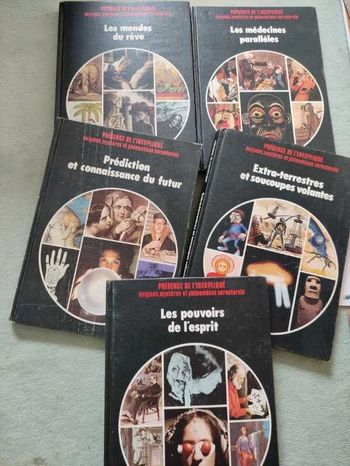 5 livres ésotériques présence de l'inexpliqué énigmes mystère et phénomènes ésotériques