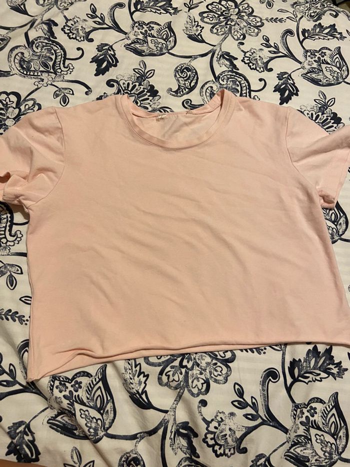 Tee shirt rose pale - photo numéro 3