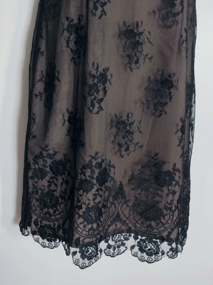 Robe nuisette marron dentelle noir coquette / Grain de Malice - 38/M à 40/L - photo numéro 8