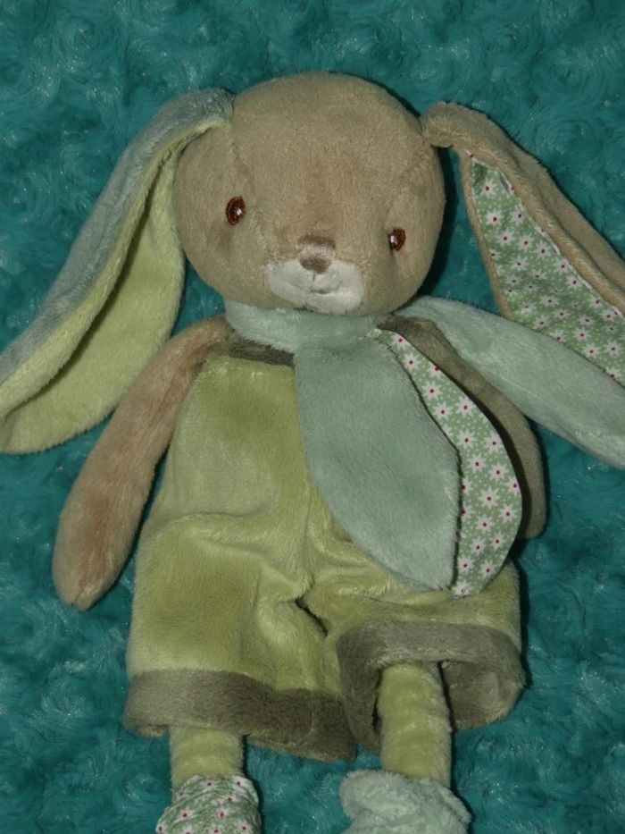 Doudou lapin Bukowski vert 🐰tbe - photo numéro 2