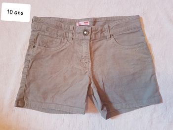 Short velour DPAM 10 ans