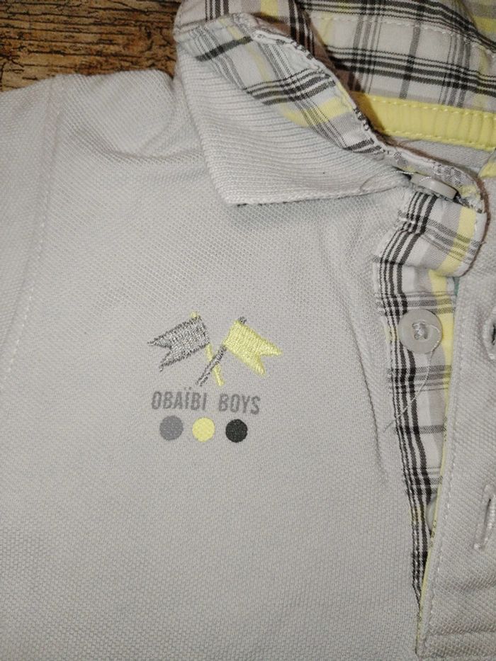 Joli polo garçon manches courtes été 12 mois - photo numéro 2