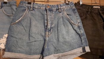 Short en jean  bleu 