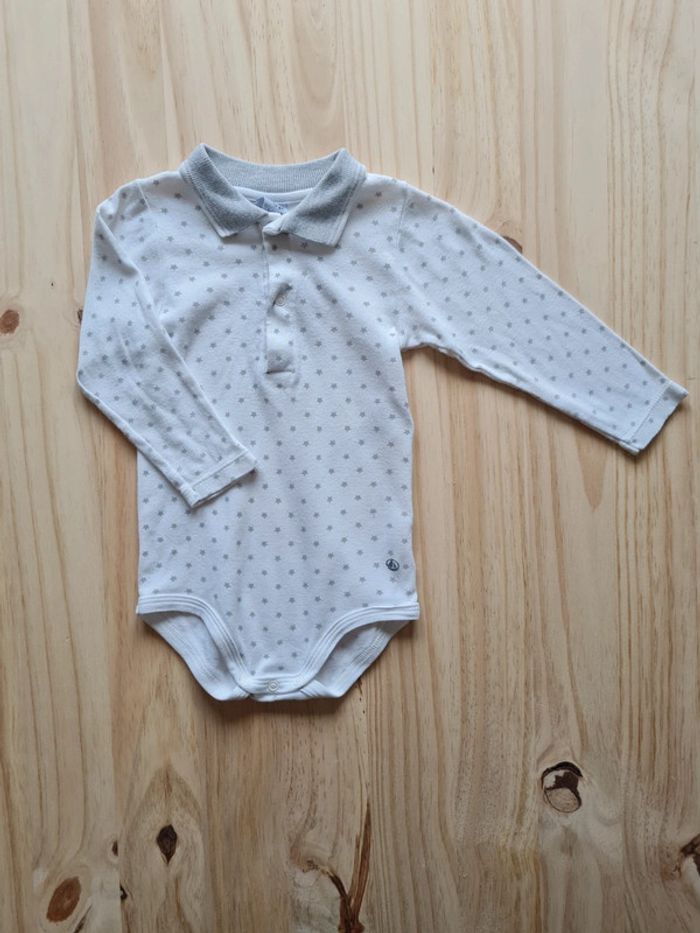 Body col Petit Bateau 12 mois