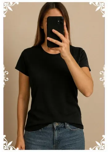 🖤 T-shirt marine basique – KIABI – Taille L