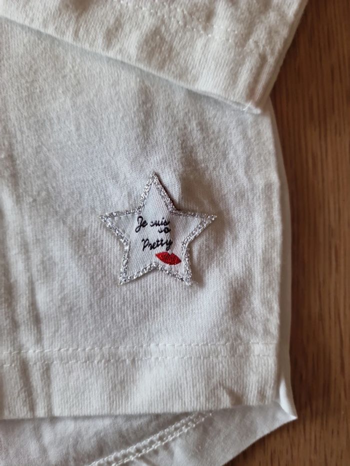 T shirt manche longue effet chemise 8 ans - photo numéro 4