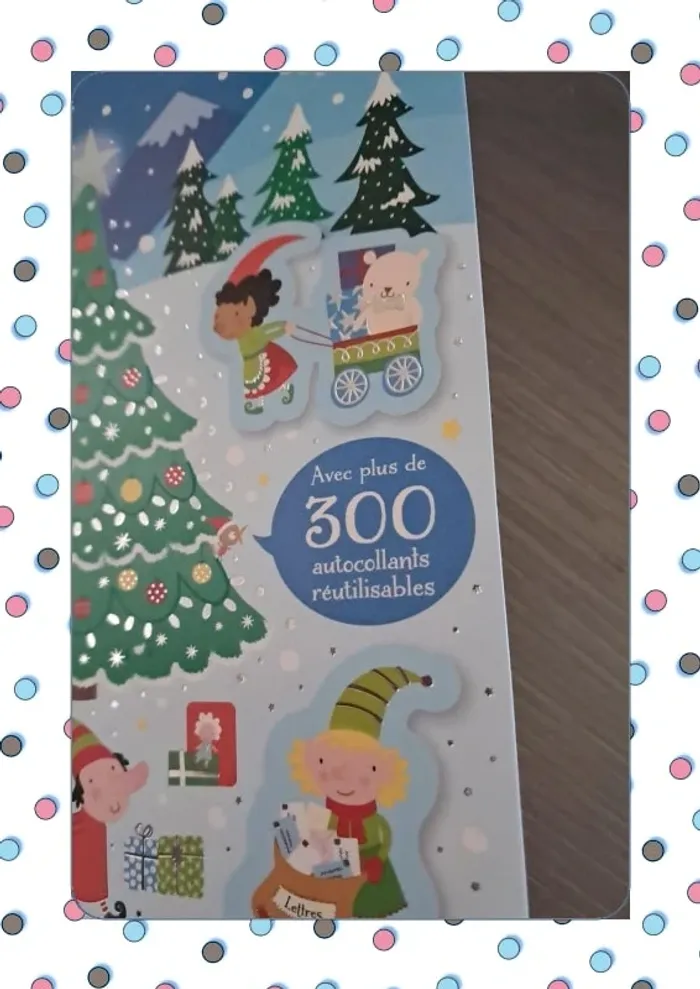 Cahier autocollant noël - photo numéro 2