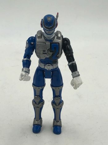 Figurine Power Rangers Bandai 2005 SPD Sound Patrol ranger bleu