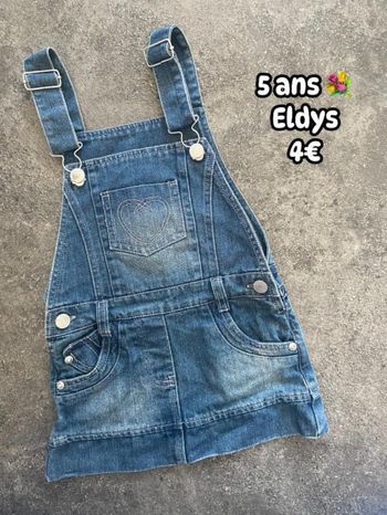 Robe salopette 💐 5 ans 💐 Eldys