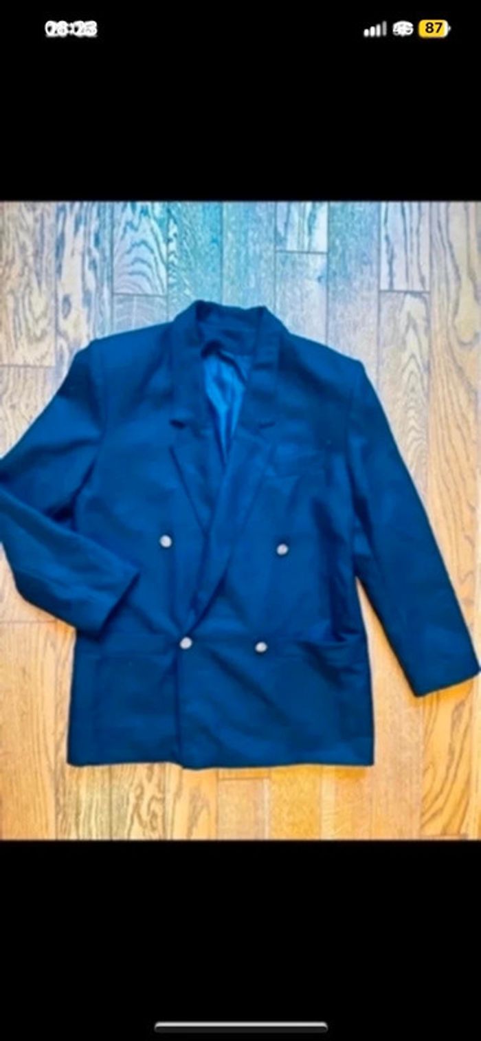 Sublime veste de costume de grande qualité vintage authentique taille 40 - photo numéro 2