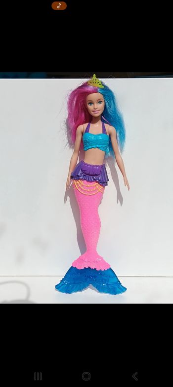Poupée mattel barbie sirene Dreamtopia Mermaid Pink and Blue Hair (GJK08)