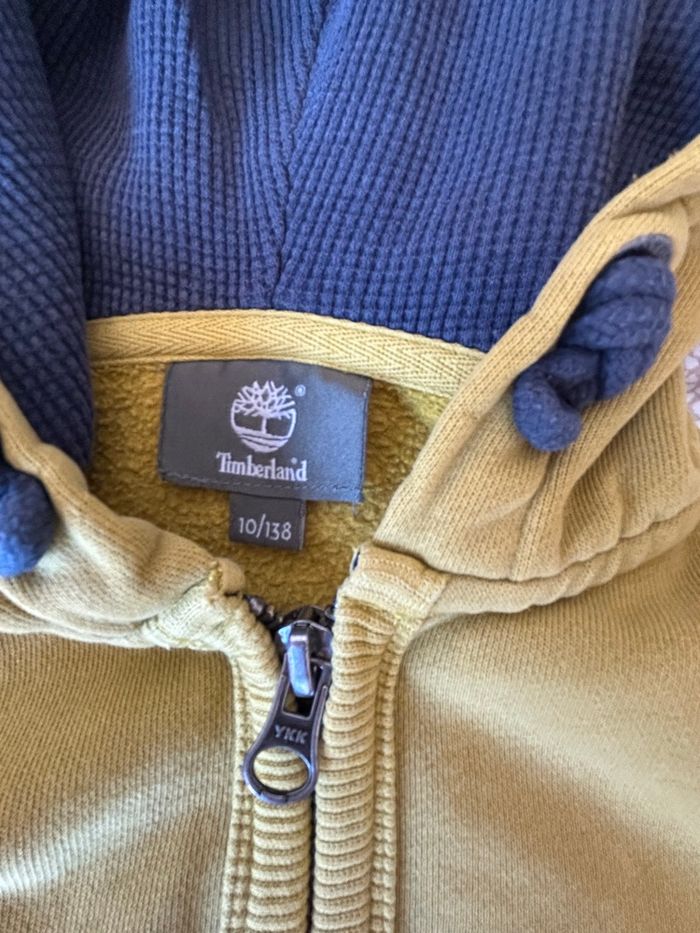 Pull/ Gillet timberland moutarde 10 ans - photo numéro 3